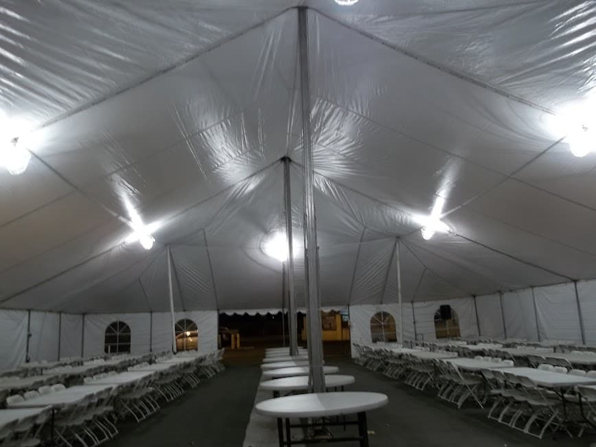 Canopy lighting installation
