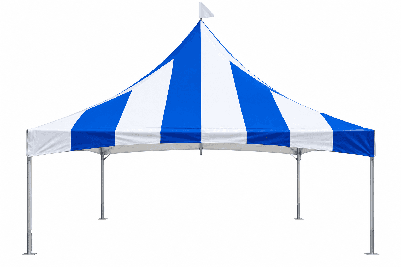 Striped Festival Tent 20' × 20'