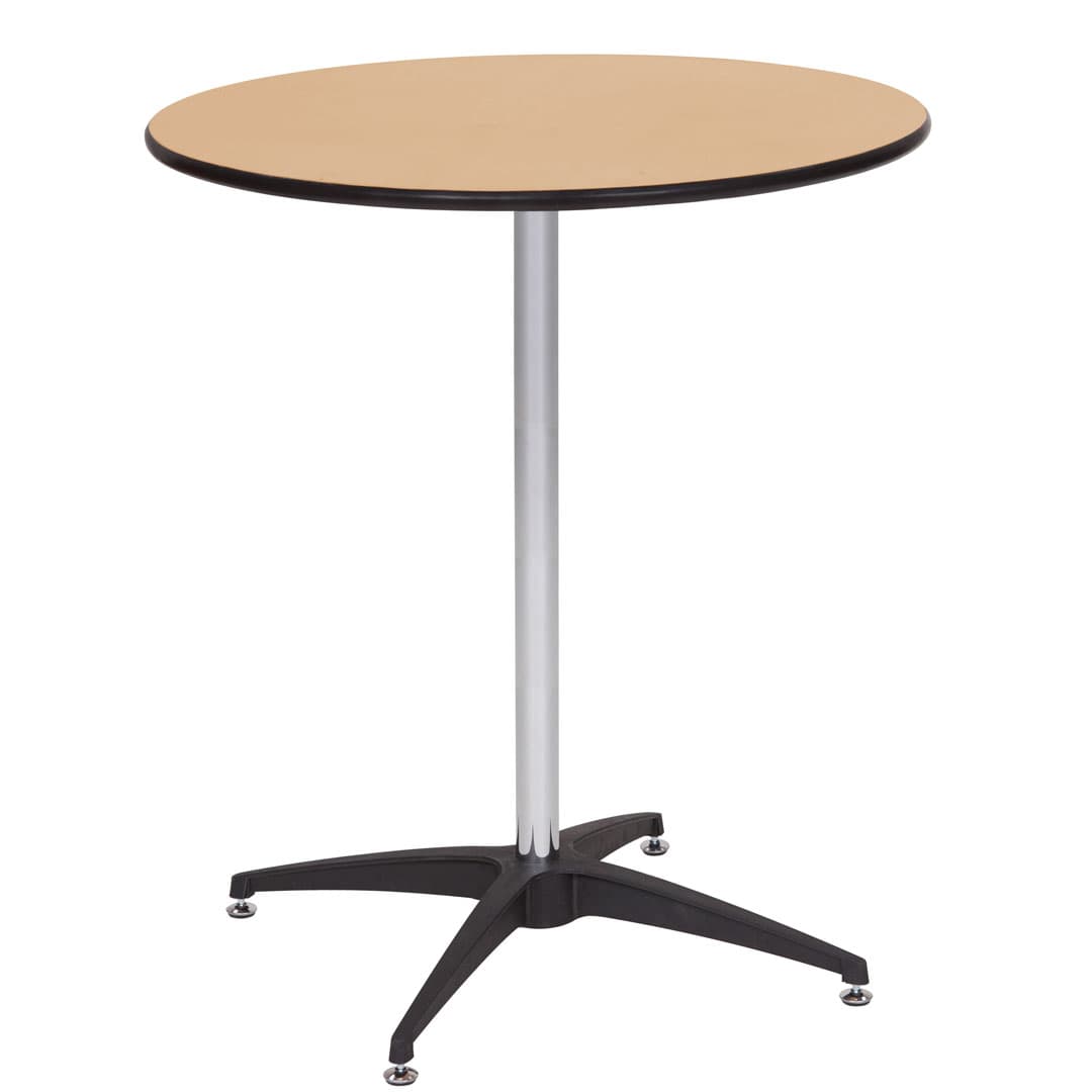 30" Wood Belly Bar Table (Tall)