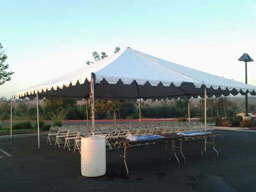 30'x30' White Canopy
