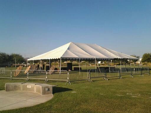 40'x60' white canopy