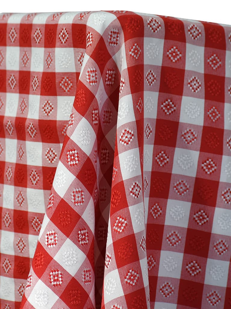 Red or Royal Gingham