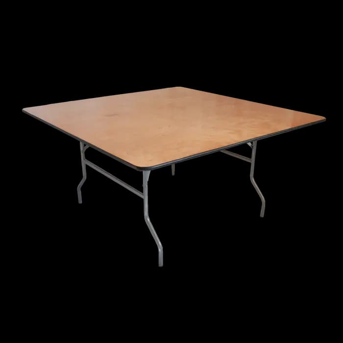 6'x6' Square Wood Table