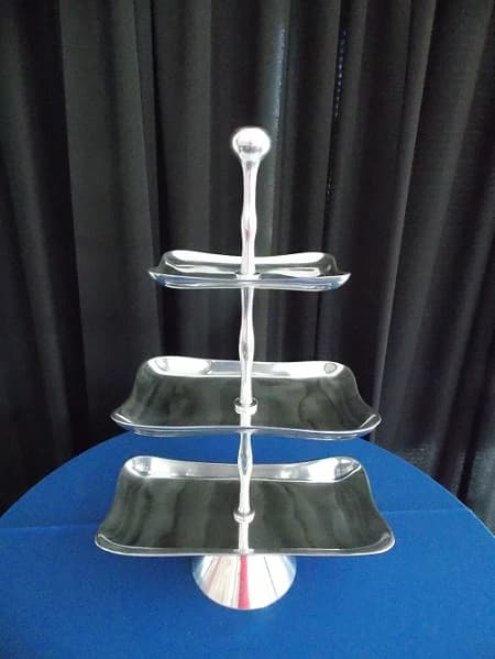 Tray 3-Tiered Rectangular