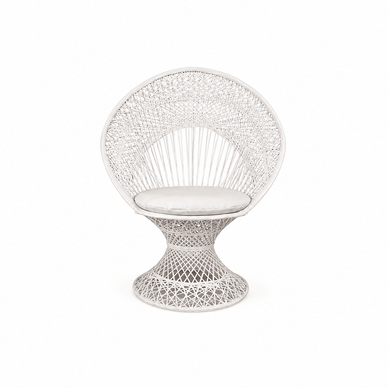 Chair White Wicker