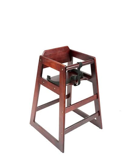 Wood high chair